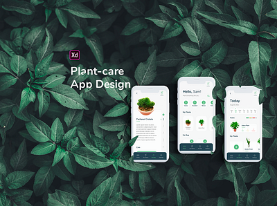 Plant care App Design app design designer follow me inspiration ui