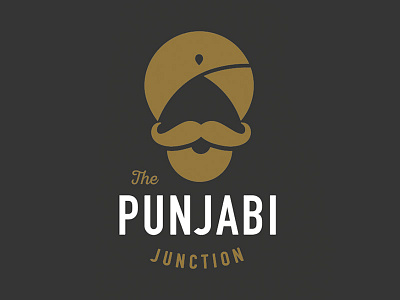 The Punjabi Junction branding food identity logo restaurant street food logo