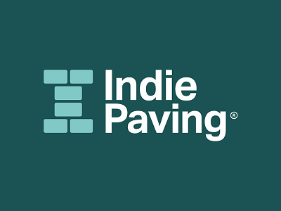 Indie Paving Logo branding identity logo