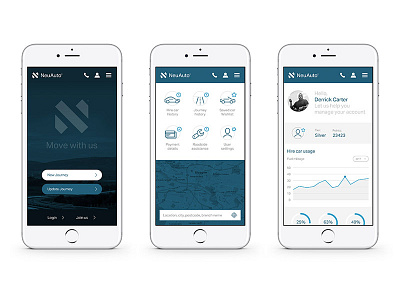 Neu Auto App1 app design layout mobile ux