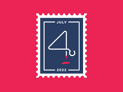 July 4 Stamp #1