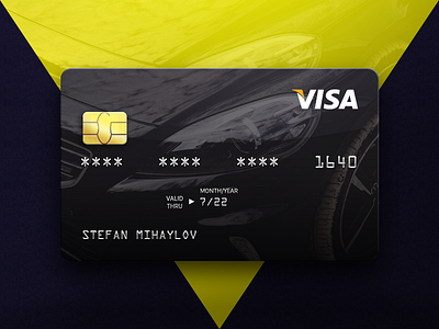 Black Business Style Credit Card Mockup credit card mockup payment psd