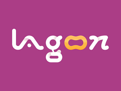 Lagoon Logo Concept concept logo logotype typography