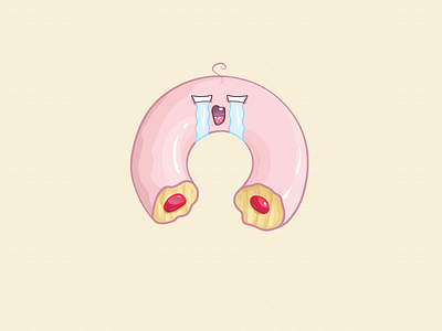 Kawaii Half Eaten Baby Donut