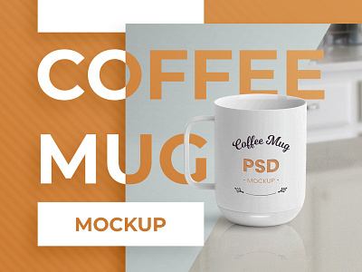 Coffee Mug Branding PSD Mockup branding coffee coffee mug freebie mockup