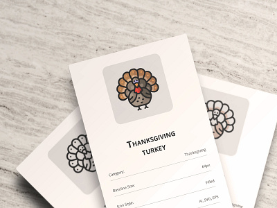 Thanksgiving Turkey bird celebration chicken cute icon icon design iconography icons illustration pixel thanksgiving