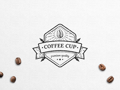 Download Placeholder Coffee Logo Badge Template For Psd By Stefan Mihaylov On Dribbble