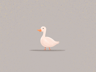 Duck Illustration animal art bird cartoon character cute duck icon illustration illustrator kawaii sketch vector