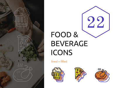 Food & Beverage Icon Pack