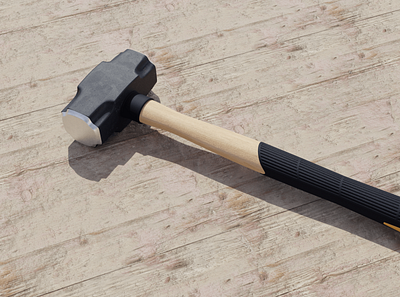 Photorealistic 3D Sledge Hammer Model 3d artist 3d model 3d modeling blender blender 3d industrial design product design renders sledge hammer
