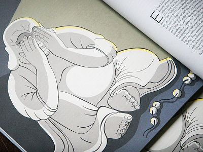 BUDDHA art buddha illustration illustration for magazine kulakmanya magazine manyakulak social illustration