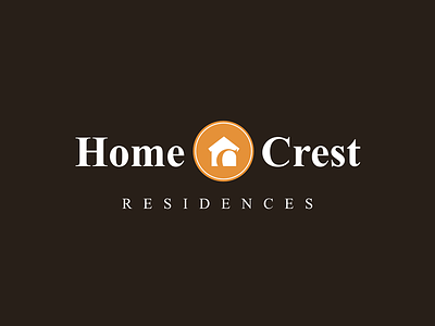 Home Crest Residences Logo - Inverted
