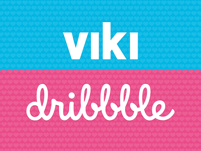 Viki loves Dribbble debut dribbble love viki