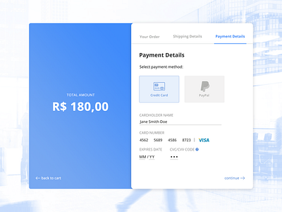 Daily UI #002 - Checkout Page