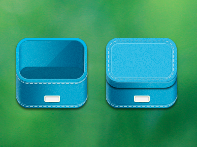 Blue Boxes app blue container icons illustration storage