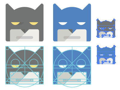 Google Style Batman Icon awesome batman comics google icon superhero