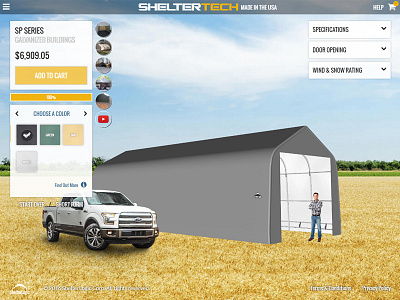 Farmbuildings.com rwd user interface