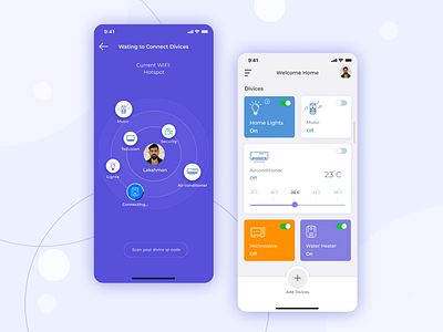 Smart Home App design dribbble enterprise shot ui ux