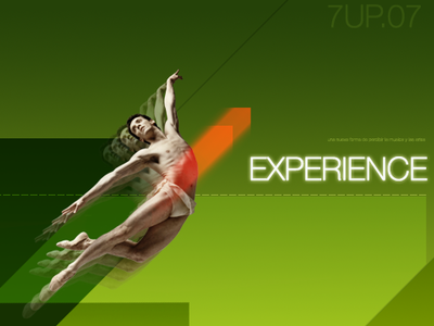 7up Experience 7up art direction commercial experience extrusion fresh green motion graphics typography