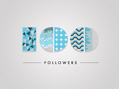 100 Followers 100 followers milestone pattern