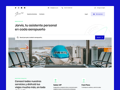 Jarvis Web App Design airport argentina design experience fly indicius landing page premium sleek ui ux web app design website