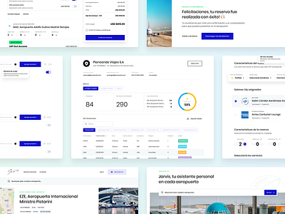 Jarvis Web App Design airport argentina dashboard design experience fly indicius premium sleek ui ux web app design website