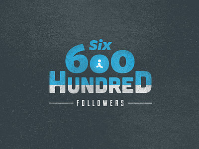 600 Followers 600 followers grunge hundred milestone retro six