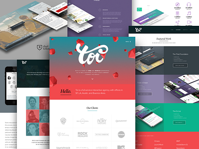 Design Potpourri agency animation effects parallax responsive ui ux website