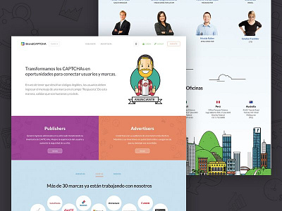 PontaMedia UX/UI Design animation captcha illustration latin america marketing pontamedia user experience user interface