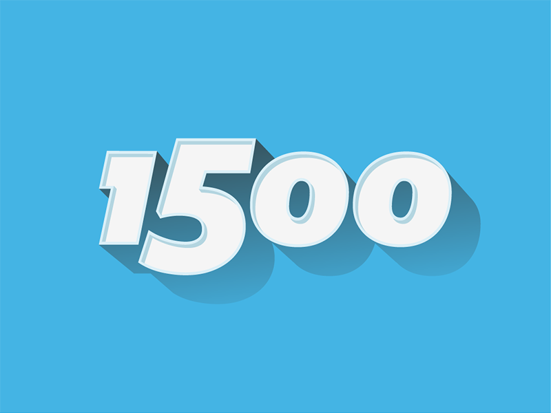 1500 Followers By Indicius On Dribbble