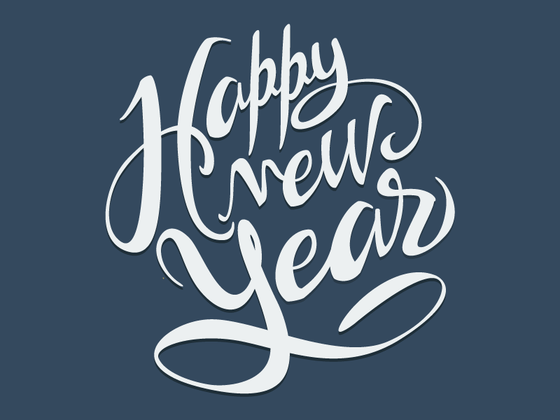 Happy New Year! 2015 2016 dribbble fireworks happy holidays indicius new year