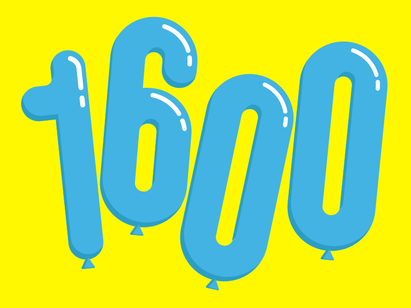 1600 Followers By Indicius On Dribbble