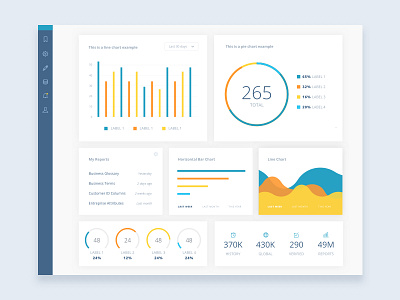 Style Tile dag dashboard data governance graphics metacenter metadata metrics style tile