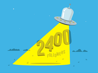 2400 Followers 2400 followers indicius milestone ufo