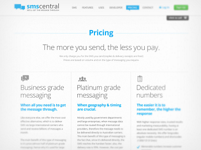 SMS Central - Website