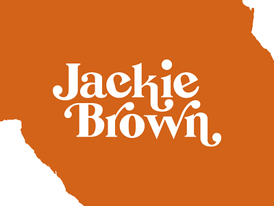 Jackie Brown render brand identity designer branding movie type type art type design typedesign typeface typo typographic typography vector
