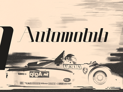 'Automobili' typeface