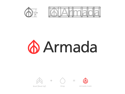 Armada exploration logo design