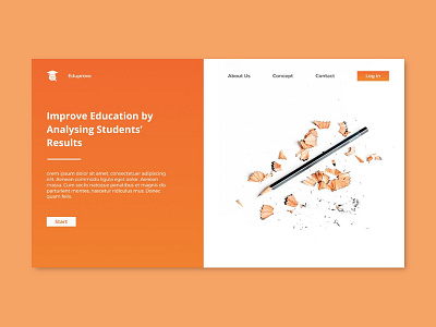 #003 Landing Page Eduprove 003 daily ui dailyui design education landing page ui