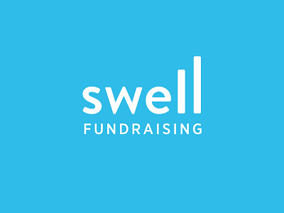 Swell Fundraising logo fundraising logo minimal