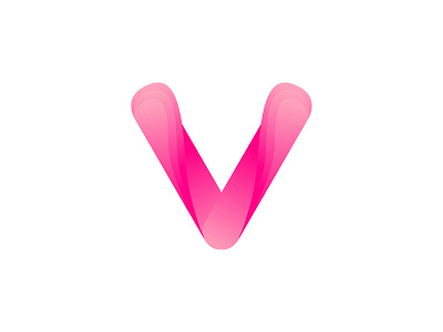 Letter V Logo 3d design letter letter v logo template