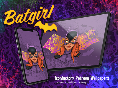 Batgirl Wallpaper batgirl batman comics dccomics gedeon maheux hero home screen iconfactory ios ipad iphone lock screen macos wallpaper