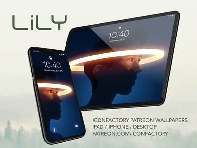 Lily Wallpaper design devs iconfactory illustration ipad iphone patreon scifi television tv wallpaper