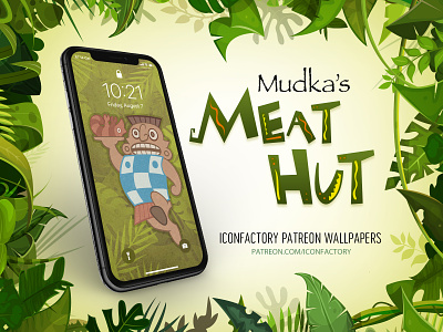 Mudka's Meat Hut Wallpaper animated desktop emperors new groove iconfactory ios kuzco macos movies patreon wallpaper yzma