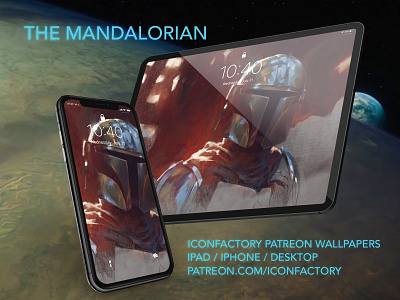 The Mandalorian Wallpaper brasgalla desktop disney iconfactory ios macos mandalorian mando patreon star wars wallpaper