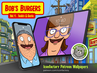 Bob's Burgers Vol. 4 Wallpapers animation bobs burgers cartoon desktop funny gedeon maheux iconfactory patreon tv wallpapers