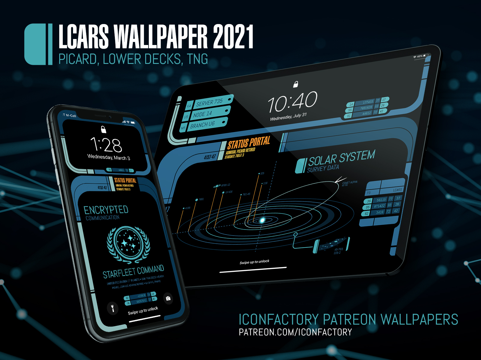 Star Trek LCARS 2021 Wallpapers by Iconfactory on Dribbble
