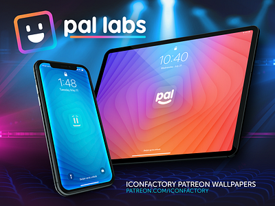 Pal Labs Wallpapers abstract animation colorful iconfactory patreon wallpaper