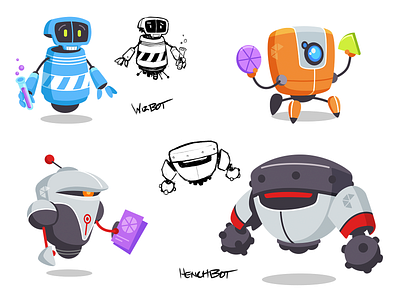Robots designs, themes, templates and downloadable graphic elements on Dribbble