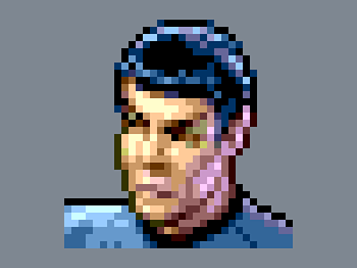 RIP Leonard Nimoy 8 bit icon iconfactory nimoy spock star trek
